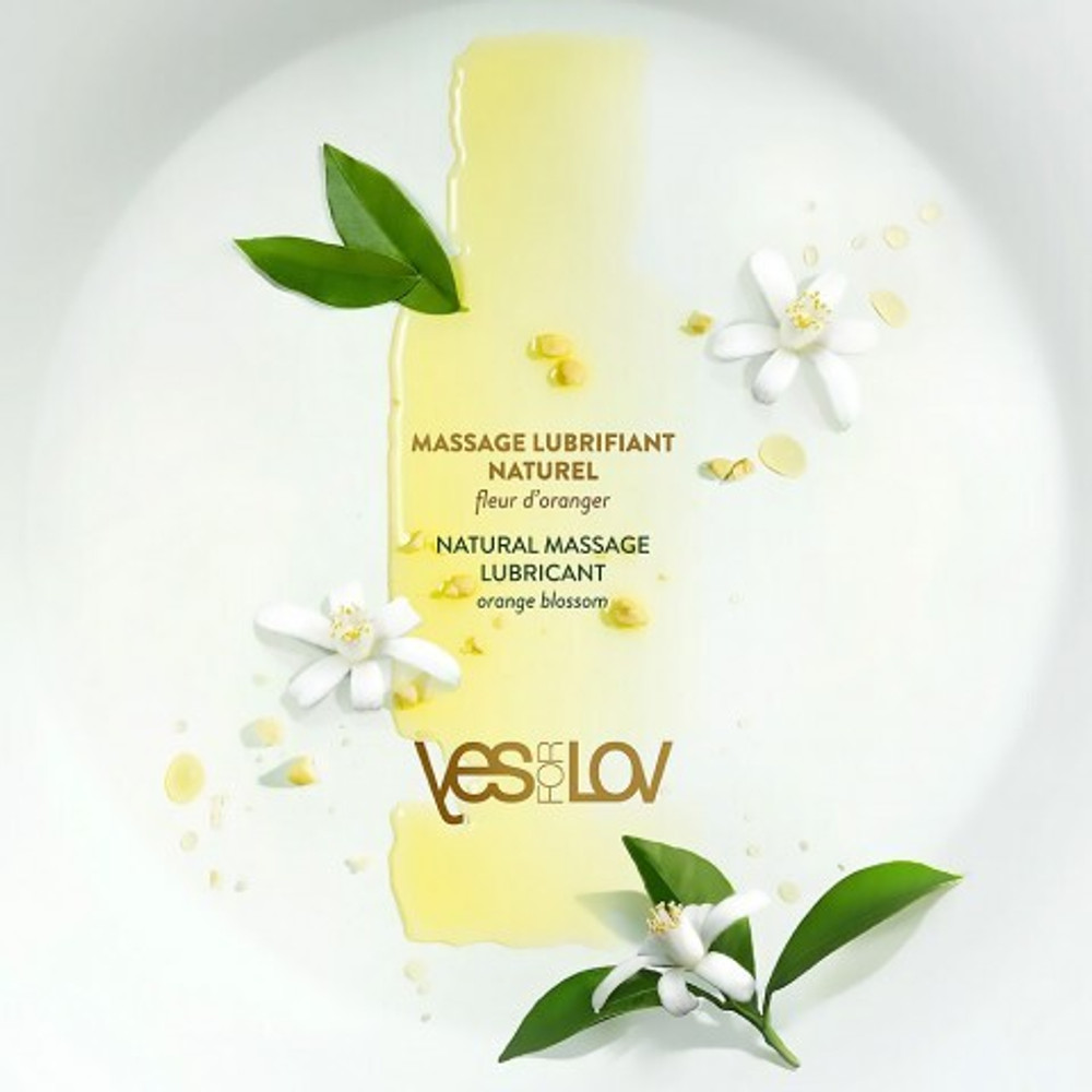 Массажный гель-лубрикант YESforLOV Natural Massage Lubricant, с органическими маслами, 100 мл