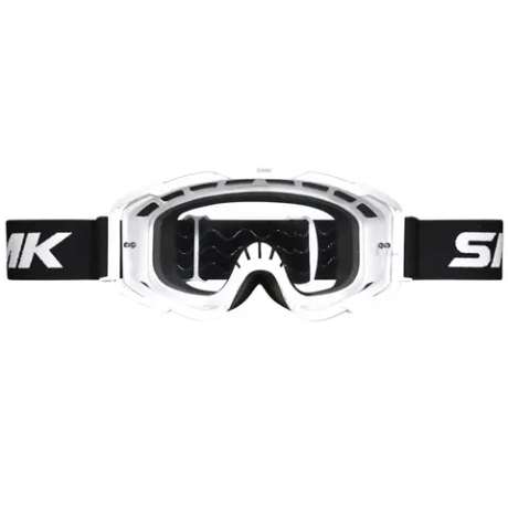 Очки кроссовые SMK TERRAIN, цвет белый, с прозрачной линзой