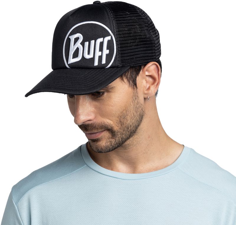 Кепка Buff Trucker Cap Logo Black Фото 2