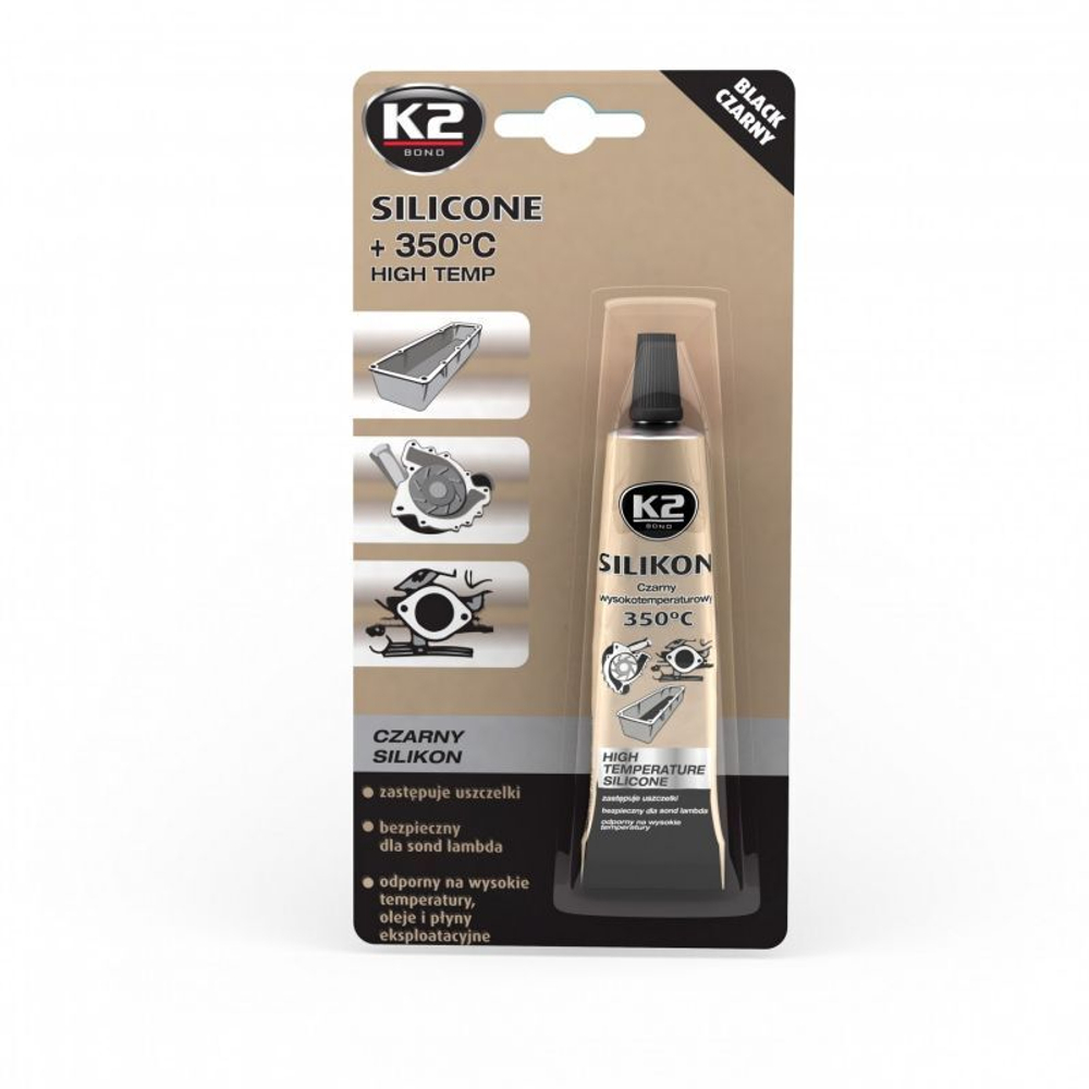 B2150 SILIKON BLACK BL.21G силиконовый герметик черный в блистере