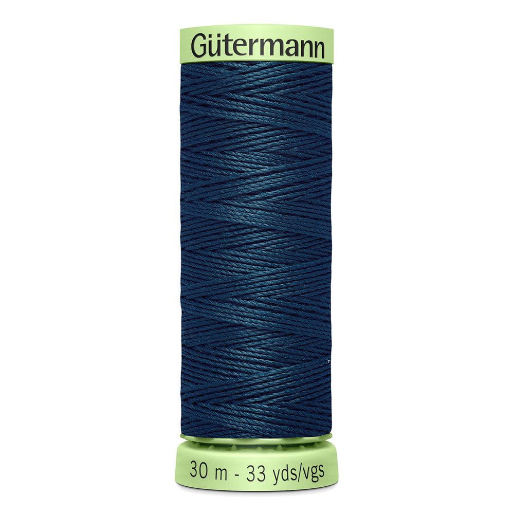 Нитки отделочные Gutermann Top Stitch 30 (30 метров), 5 кат. | 764 т.зеленое стекло