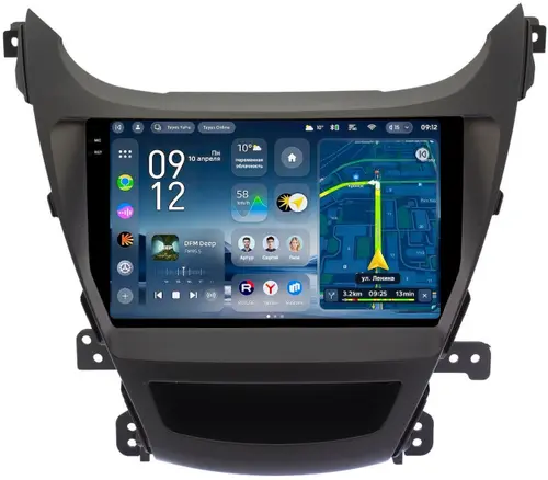 Магнитола для Hyundai Elantra 5 MD 2013-2015 - Teyes CC4-PRO монитор 9.5" 2K QLED на Android 13, Быстрейшая, Snapdragon 778G, ИИ, CarPlay, DSP, 4G SIM-слот