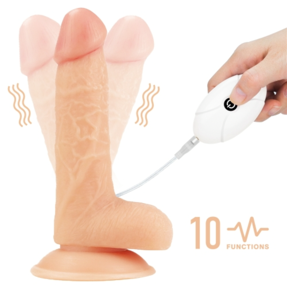 Страпон с вибрацией и регулируемым поясом "Vibrating Easy Strapon", Lovetoy