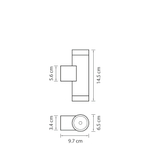 Уличный настенный светильник Paro Lightstar 351609