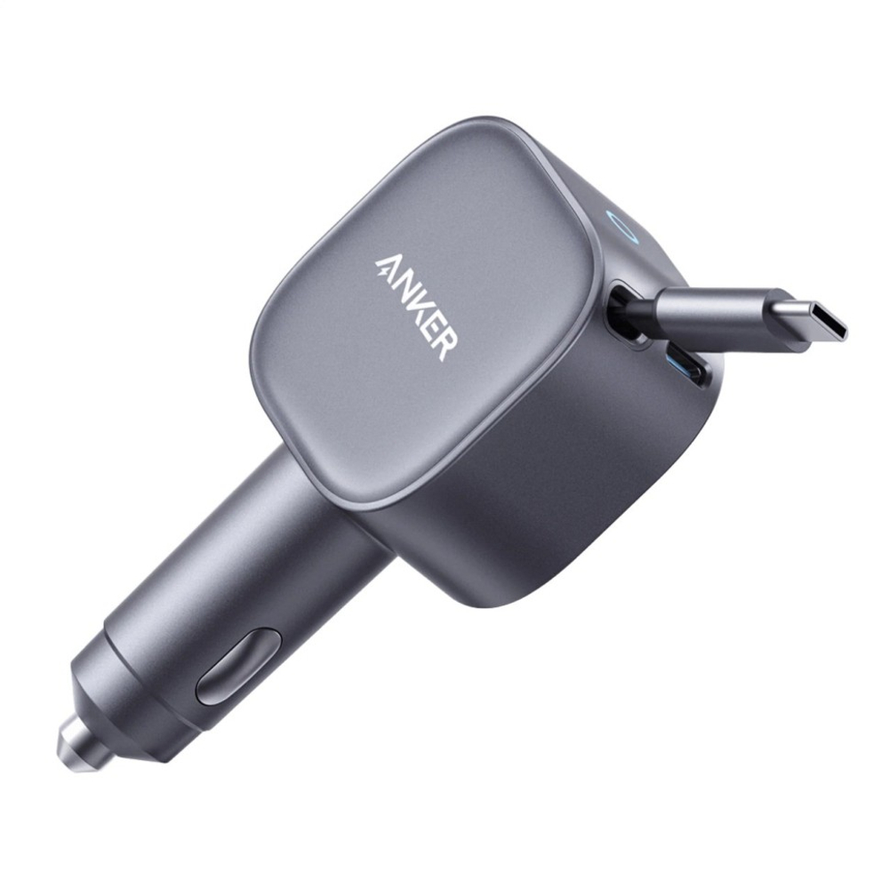 Автомобильное зар. устр. Anker Nano (A2738PA2) 75W с кабелем Type-C черное