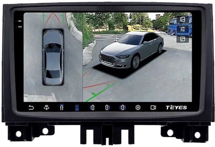 Магнитола для Mercedes-Benz Sprinter W906 2013-2017, Volkswagen Crafter 2013-2016 - Teyes CC3-2K-360 на Android 10, Быстрая, 2K QLED, CarPlay, 4G SIM-слот, 4 камеры в комплекте