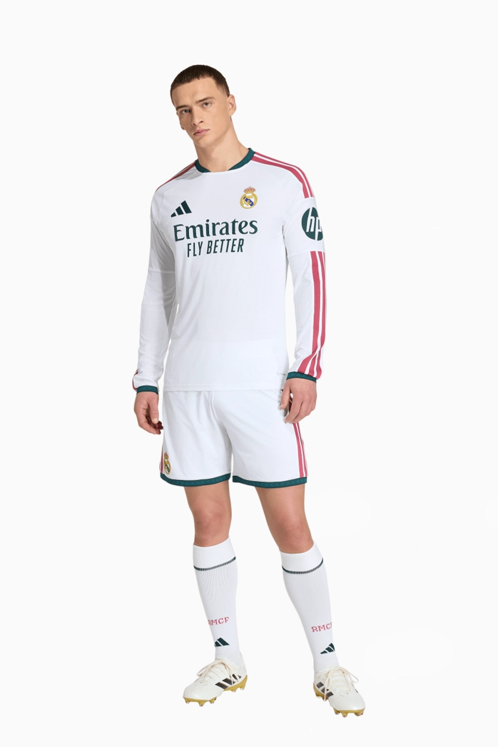 Футболка с длинными рукавами adidas Real Madrid 26/27 Home Authentic - белый