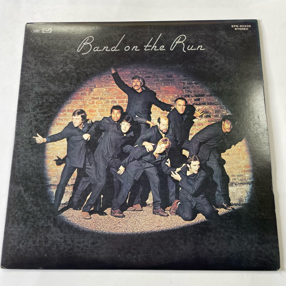 Винтажная виниловая пластинка LP Paul McCartney And Wings Band On The Run (Япония 1975) (Без Оби) Jet
