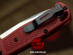 Нож Benchmade 535 Bugout - нейлон бургунди, сатин клинок RK/Н125