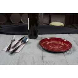 Тарелка d 20 см h2 см Evolution Dark Red P.L. Proff Cuisine [6]