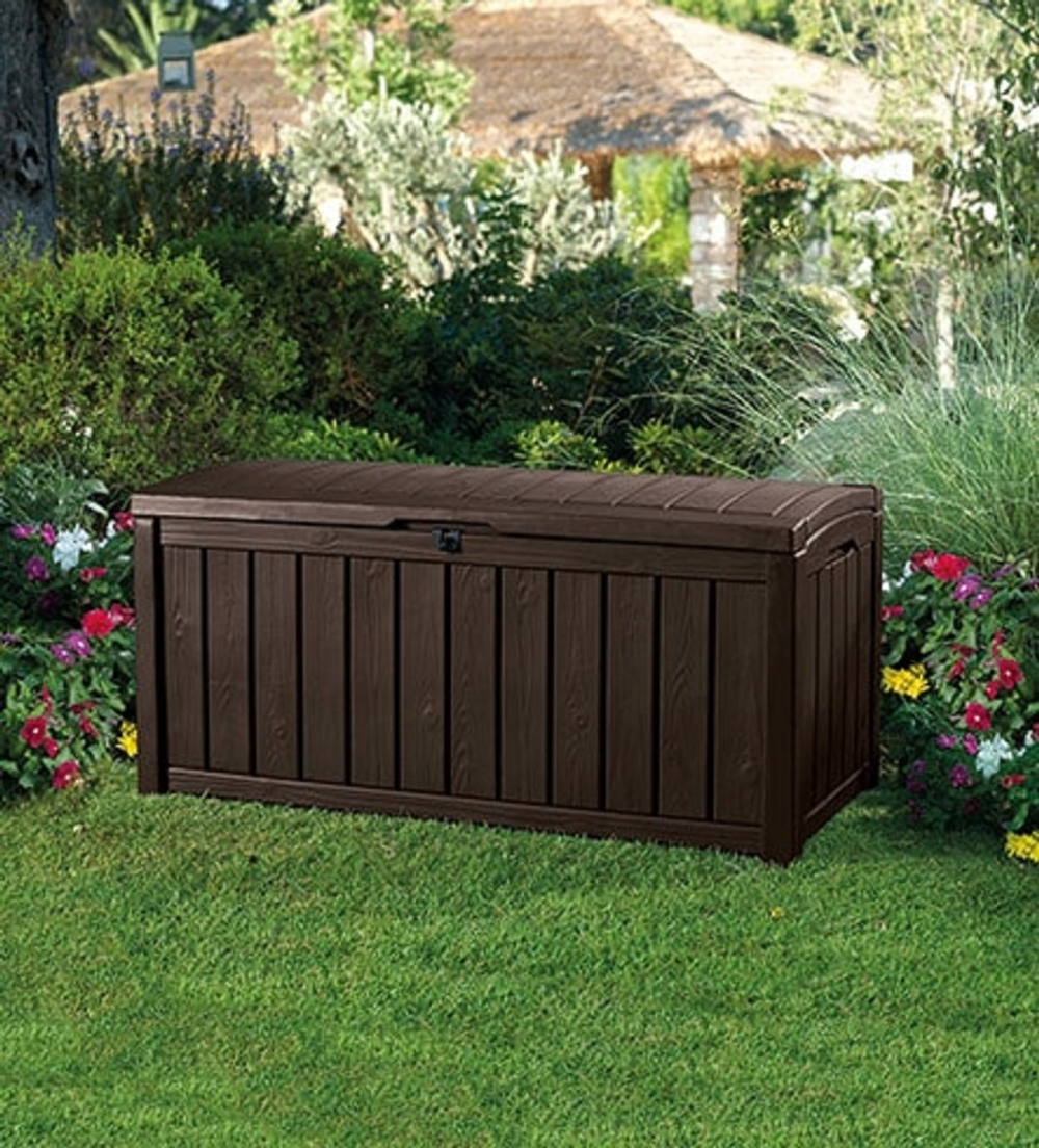 Пластиковый сундук Keter Glenwood 390 л brown