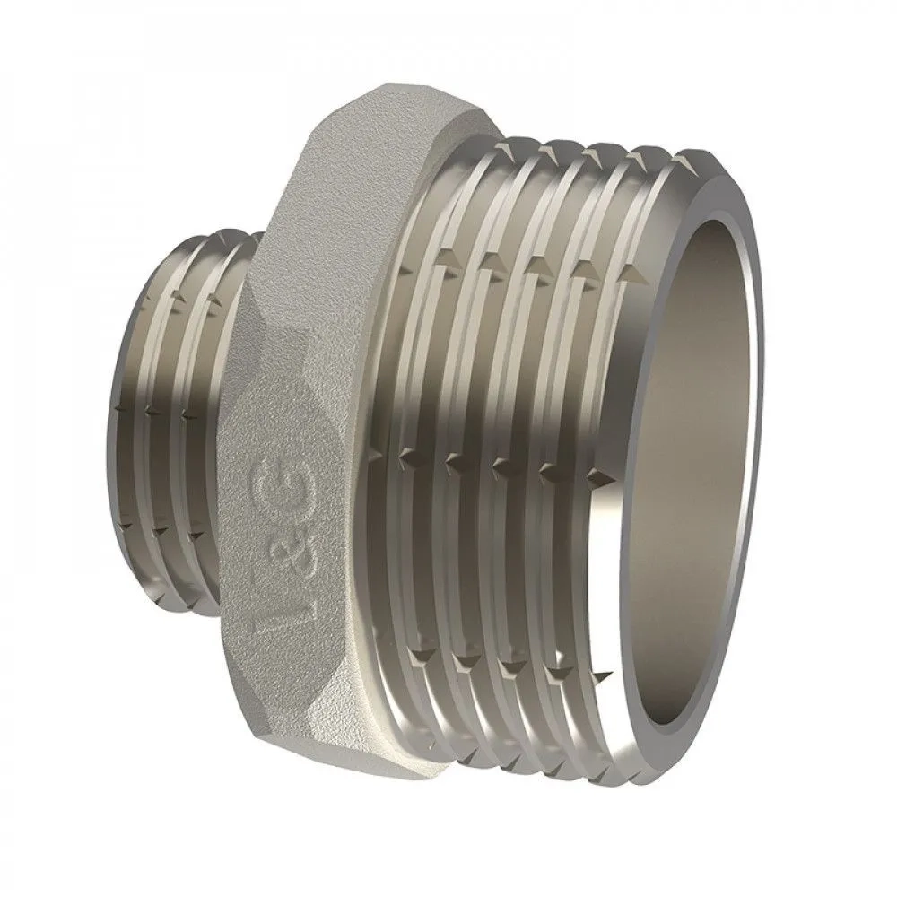 Ниппель переходной НхН 1/2" x 1/4" VALOGIN VG-203202