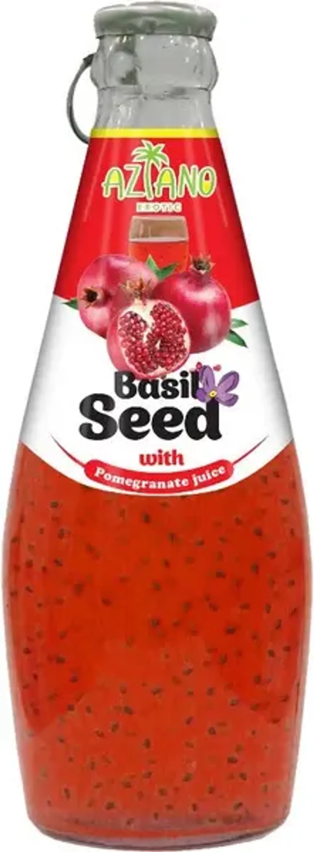 Нектар Aziano Basil Seed со вкусом Гранат 290мл