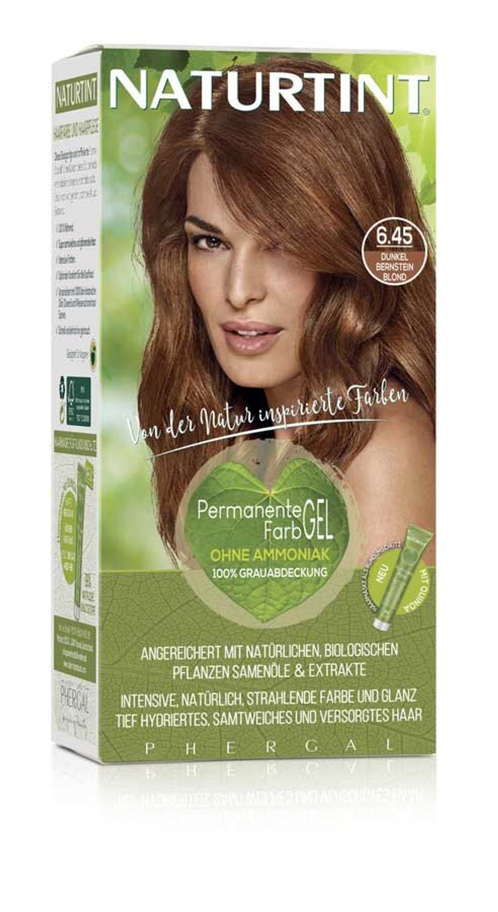 Цвет волос Naturaltint 6.45 Янтарный блонд Naturtint, 165 мл