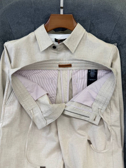 Льняной костюм Zegna
