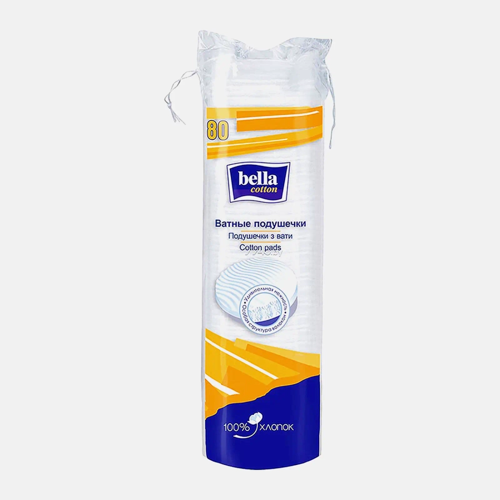 Ватные диски Bella Cotton 80шт 40г