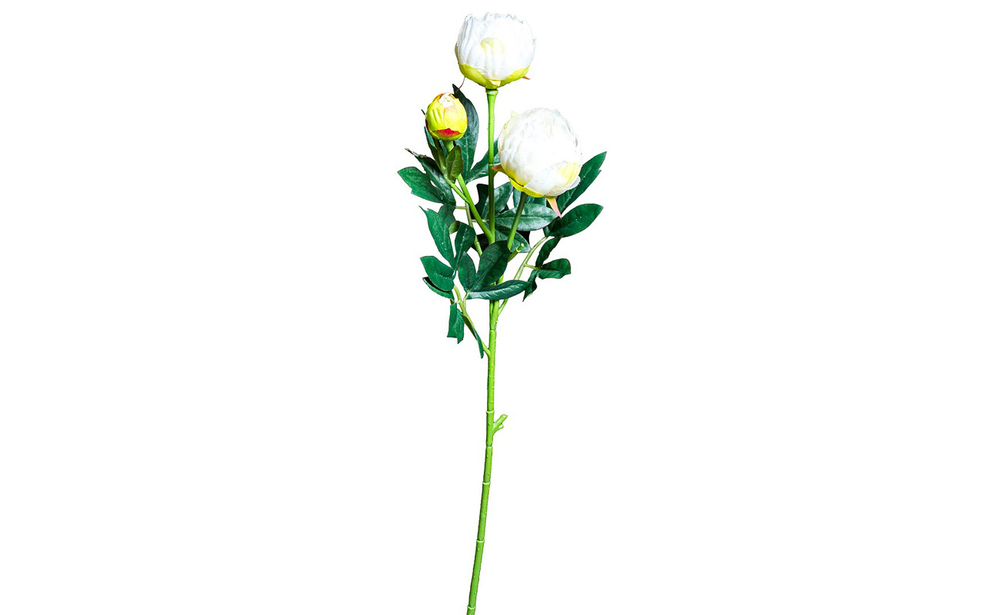 Искусственный цветок Пион кремовый 64см Garda Decor 8J-15GS0010