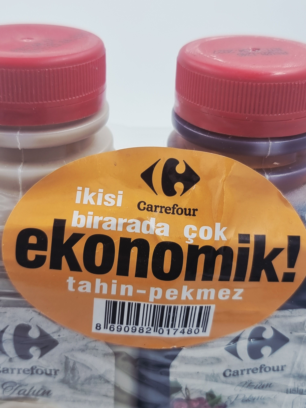 Тахини жидкая халва Carrefour 470 г + Патока пекмез 600 г (Турция)