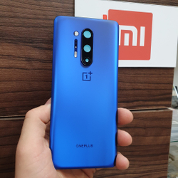 Крышка для OnePlus 8 Pro оригинальная (заднее стекло) цвет: синий