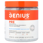 The Genius Brand, Pre, без кофеина, со вкусом голубой малины, 298 г (10,5 унции)