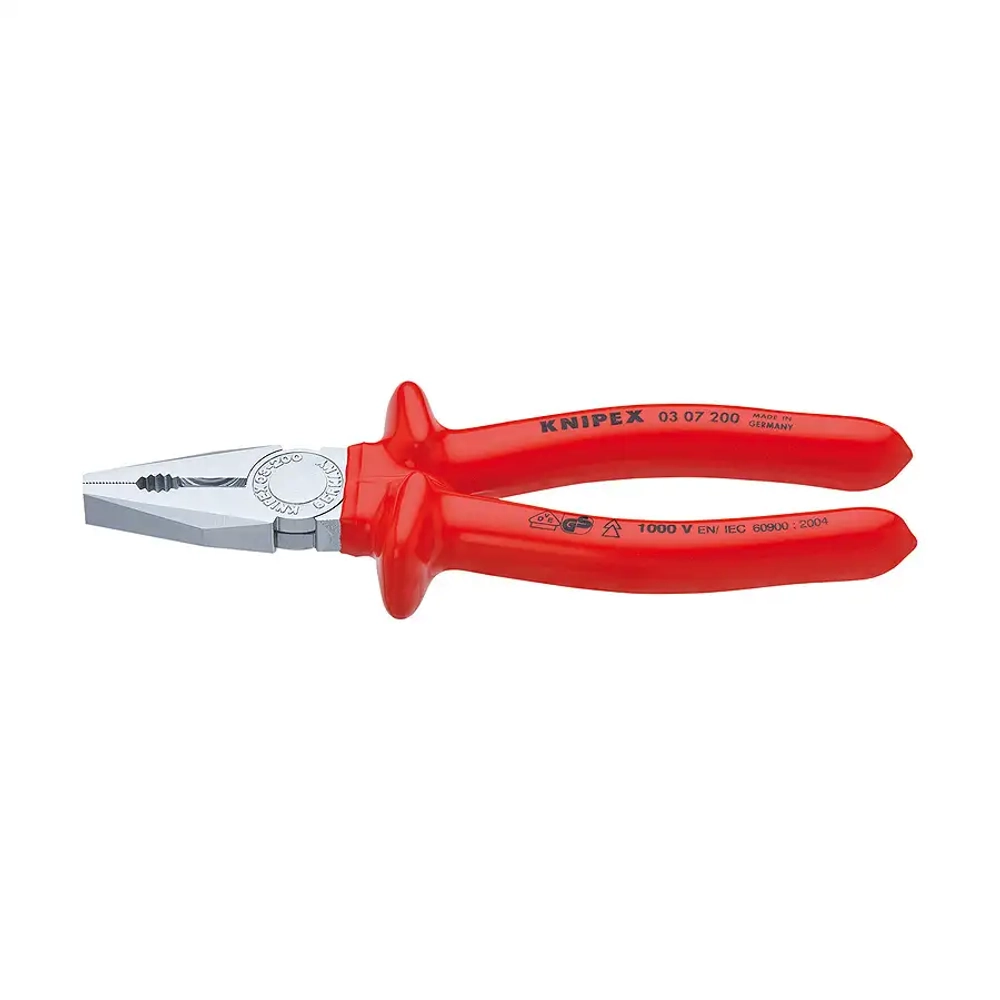 Плоскогубцы комбинированные хромированные 250 мм Knipex 03 07 250