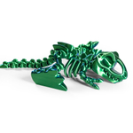 Динозавр-скелет Ти-Рекс (T-rex Dino) с косточкой, гибкая фигурка, сине-зеленый