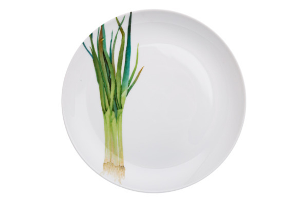 Тарелка закусочная 24см Noritake Овощной букет Зеленый лук
