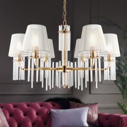 Люстра Rivoli Lilith 1039-306 6 х Е14 40 Вт хрусталь | Rivoli