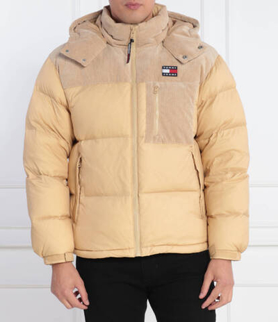Пуховая куртка TJM CORD MIX ALASKA PUFFER Tommy Jeans - светло-коричневый(DM0DM17229)