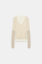 ФУТБОЛКА С ТРОЙНЫМИ ДЛИННЫМИ РУКАВАМИ — ZARA
