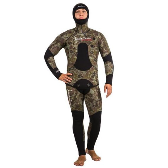 Гидрокостюм Marlin Camoskin 7 мм Зеленый