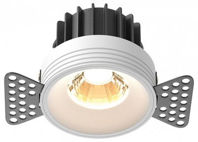 Встраиваемый светильник Maytoni Technical Round DL058-12W2.7K-TRS-W