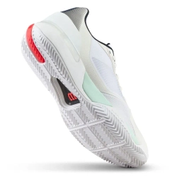 Мужские теннисные кроссовки Wilson Rush Tour 5 Clay - white/bay/fiery core