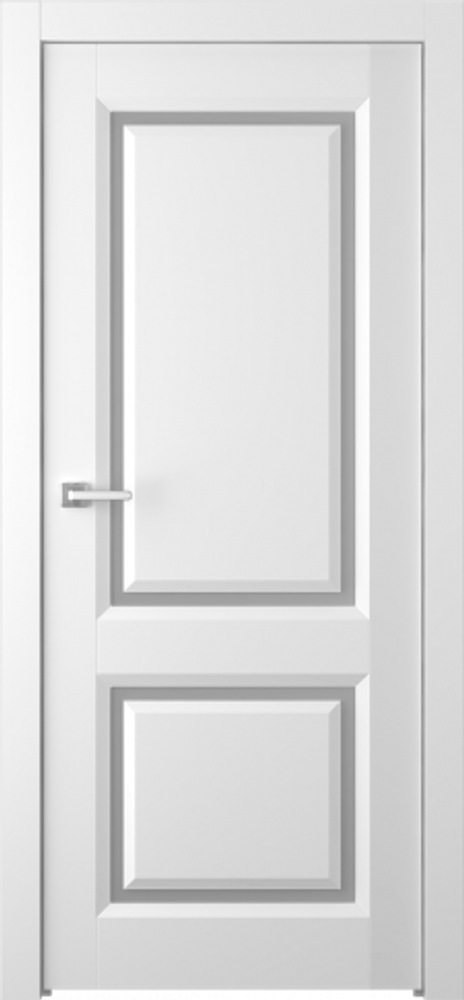 Дверь Платинум 2 / Цвет Эмаль белый / Мателюкс белый / Двери Belwooddoors Дверь Платинум 2 / Цвет Эмаль белый / Мателюкс белый / Двери Belwooddoors
