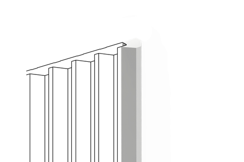 Финишный молдинг LF136B NP