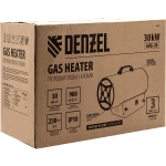Газовая тепловая пушка GHG-30, 30 кВт, 900 м3/ч, пропан-бутан// DENZEL 96479