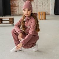 Комбинезон с клапаном и капюшоном "Пепельная роза" подростковый утепленный