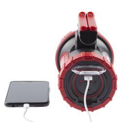 Светодиодный фонарь ЭРА PA-704 прожекторный аккумуляторный IP65 powerbank поворотная рукоять с раскладными подставками | Прожекторные фонари
