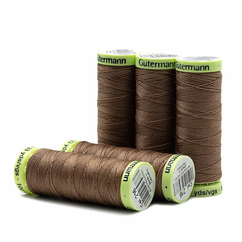 Нитки отделочные Gutermann Top Stitch 30 (30 метров), 5 кат. | 216 капучино