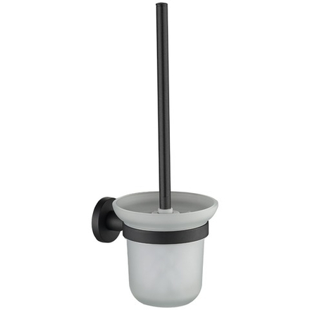 Туалетный ершик настенный HAIBA HB8710 в комплекте черный