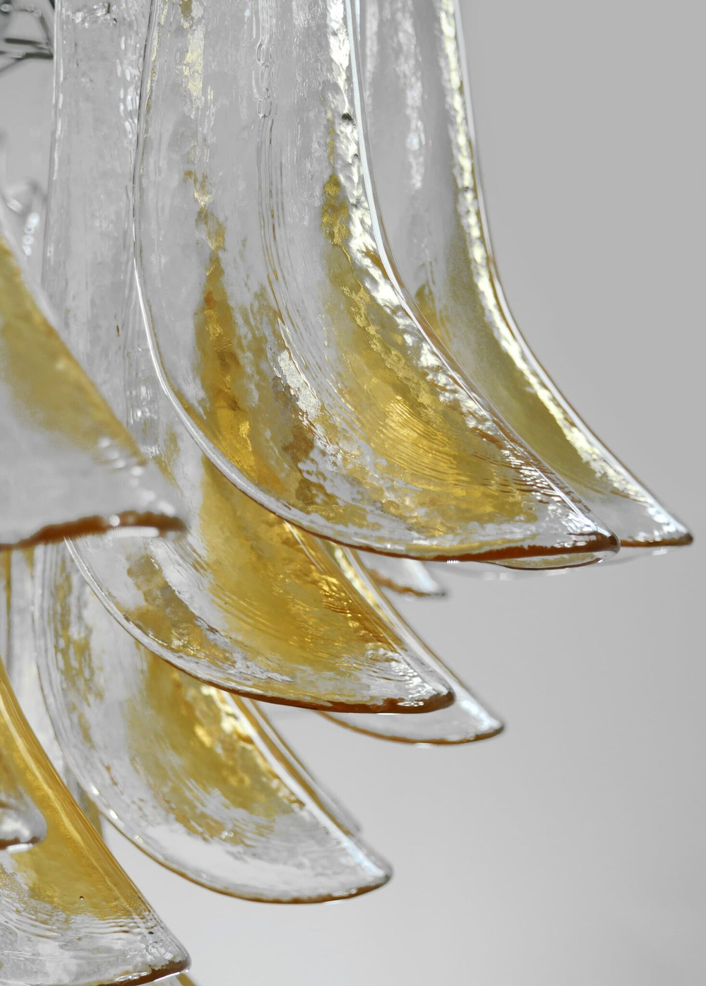 Люстра Novaresi Tulipani Amber Chrome, 5 L