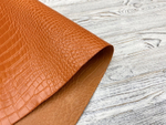Натуральная кожа Crocco Amber Orange