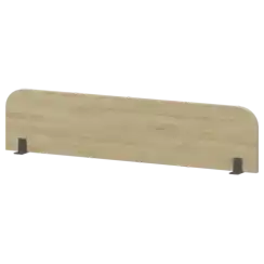 Экран радиусный для бенчей НТМЭ-140Б  1400x25x350 Аргентум-МП