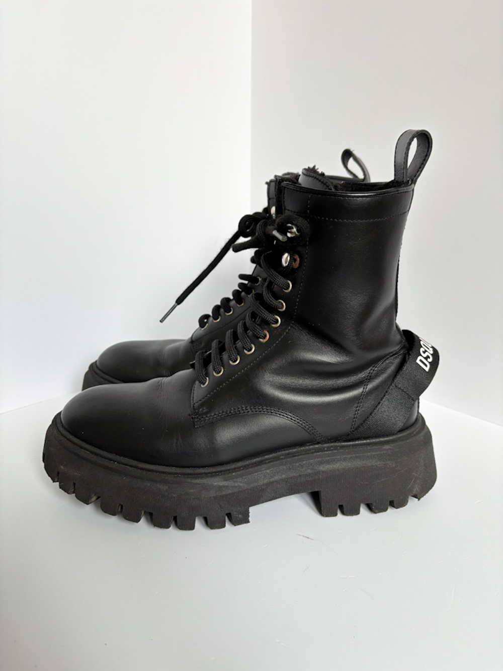 Кожаные ботинки Dsquared2, 36