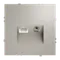 Розетка телевизионная TV+RJ45 Cat 6 Voltum S70 Кашемир VLS060703