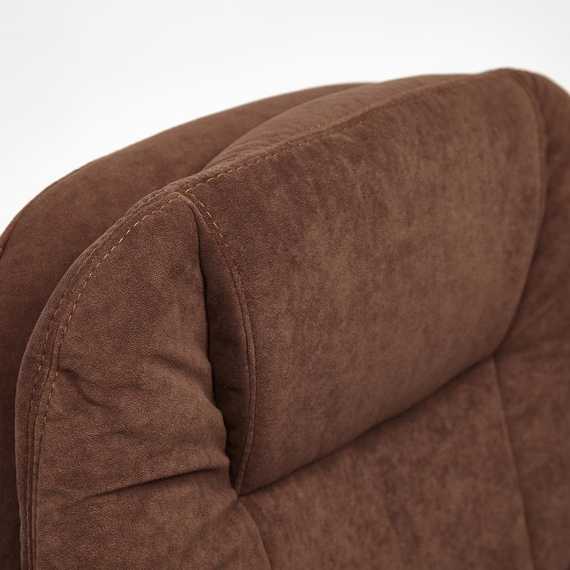 Кресло Софти Люкс/Softy Lux флок , коричневый, 6