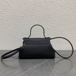 Сумка Celine Flair, чёрная, фактурная кожа — фото 4