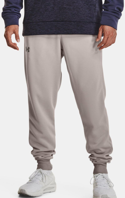 Мужские теннисные брюки Under Armour Men's Armour Fleece - ghost grey/pewter
