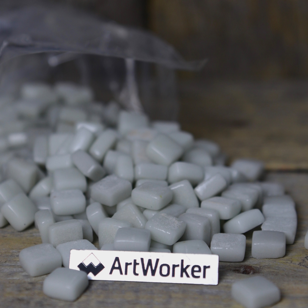Серая стеклянная мозаика FLORY12 AW049 (500 г) ArtWorker