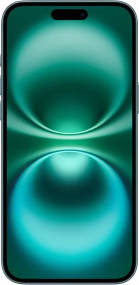 Смартфон Apple iPhone 16 256 ГБ Бирюзовый (nano SIM+eSIM) Teal